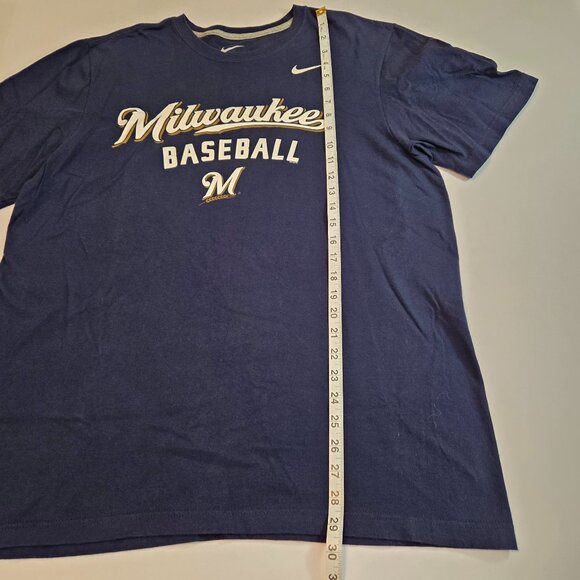 Nike Milwaukee Brewers Baseball T-Shirt – Size XL - Like New - Picture 3 of 5